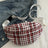 Plaid Wide Strap Crossbody Bag - V.I.P Digital Presence