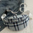 Plaid Wide Strap Crossbody Bag - V.I.P Digital Presence