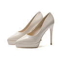 Platform Pointed Toe Stiletto Pumps - V.I.P Digital Presence