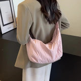 Pleated Dumpling Crossbody Bag - V.I.P Digital Presence