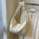 Pleated Dumpling Crossbody Bag - V.I.P Digital Presence
