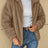 Plush Zip Up Long Sleeve Jacket - V.I.P Digital Presence