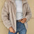 Plush Zip Up Long Sleeve Jacket - V.I.P Digital Presence