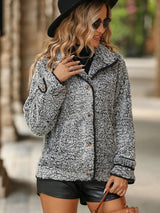 Pocketed Button Up Jacket - V.I.P Digital Presence