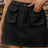 Pocketed Elastic Waist Denim Skirt - V.I.P Digital Presence