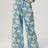 Pocketed Floral Wide Leg Jeans - V.I.P Digital Presence