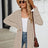 Pocketed Open Front Long Sleeve Cardigan - V.I.P Digital Presence