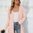 Pocketed Open Front Long Sleeve Cardigan - V.I.P Digital Presence