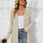 Pocketed Open Front Long Sleeve Cardigan - V.I.P Digital Presence