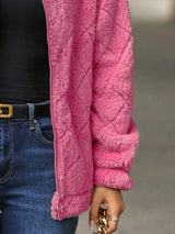 Pocketed Zip Up Jacket - V.I.P Digital Presence