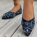 Point Toe Mesh Flat Slip-Ons - V.I.P Digital Presence