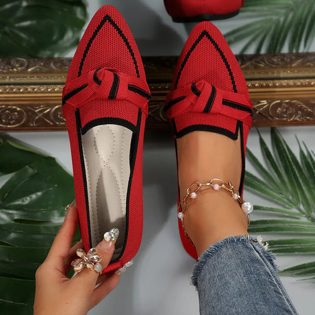 Point Toe Mesh Flat Slip-Ons - V.I.P Digital Presence