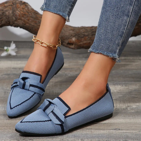 Point Toe Mesh Flat Slip-Ons - V.I.P Digital Presence