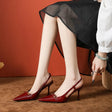 Point Toe Slingback Pumps - V.I.P Digital Presence