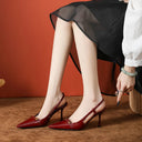 Point Toe Slingback Pumps - V.I.P Digital Presence