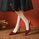 Point Toe Slingback Pumps - V.I.P Digital Presence