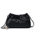 Popular chain women high end cloud pleated bag women bag cowhide shoulder crossbody bag gold ball chain - V.I.P Digital Presence