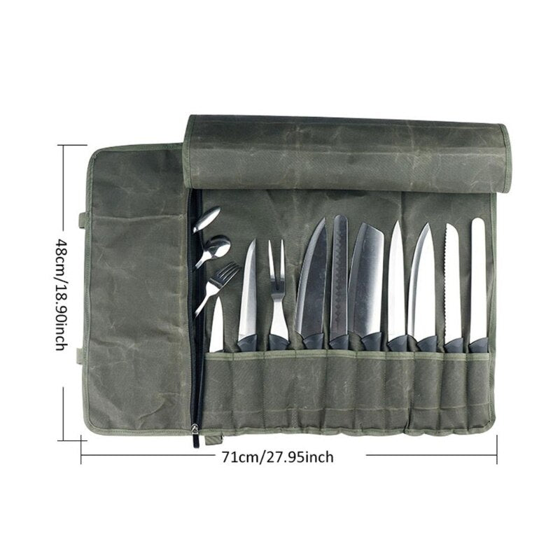 Portable Kitchen Cooking Chef Knife Bag Roll Bag Carry Case Bag - V.I.P Digital Presence