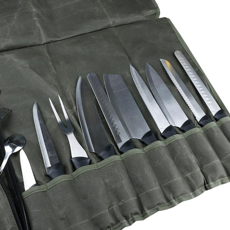 Portable Kitchen Cooking Chef Knife Bag Roll Bag Carry Case Bag - V.I.P Digital Presence