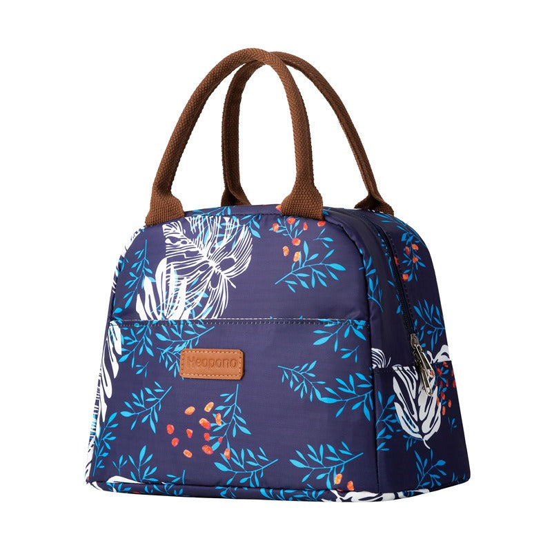 Printed aluminum foil lunch bag for insulation and preservation classic handheld and portable Oxford cloth lunch bag - V.I.P Digital Presence