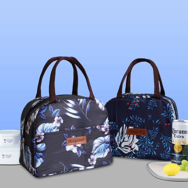 Printed aluminum foil lunch bag for insulation and preservation classic handheld and portable Oxford cloth lunch bag - V.I.P Digital Presence