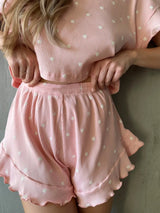 Printed Round Neck Top and Shorts Set - V.I.P Digital Presence