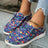 Printed Round Toe Flat Slip-Ons - V.I.P Digital Presence