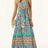 Printed Scoop Neck Dress - V.I.P Digital Presence