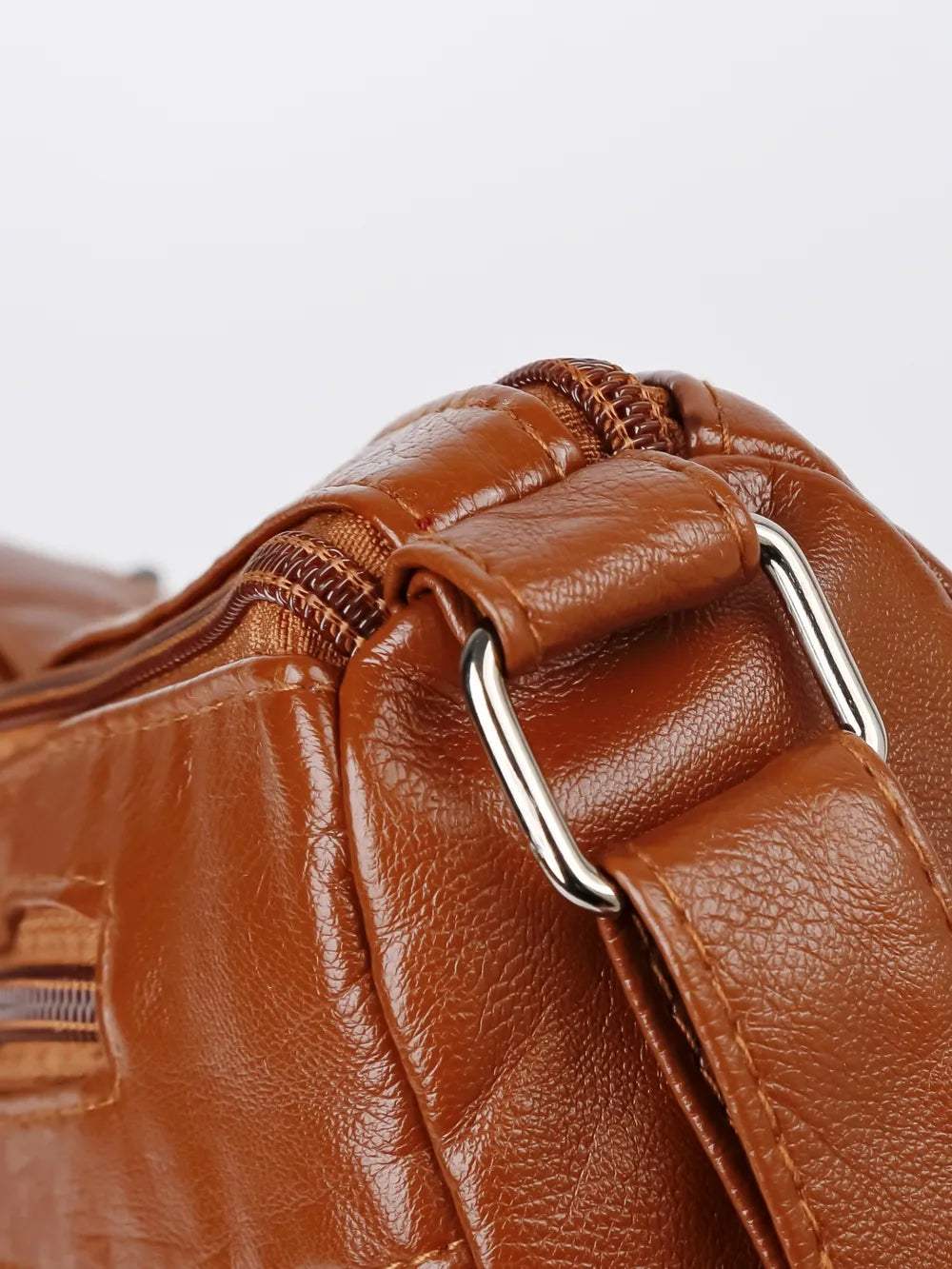 PU Leather Adjustable Strap Shoulder Bag - V.I.P Digital Presence