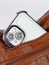 PU Leather Adjustable Strap Shoulder Bag - V.I.P Digital Presence