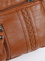 PU Leather Adjustable Strap Shoulder Bag - V.I.P Digital Presence