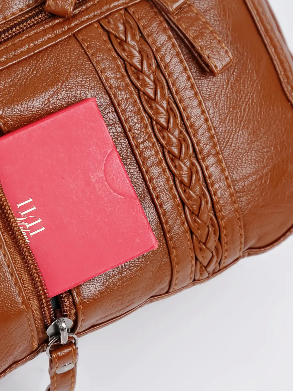 PU Leather Adjustable Strap Shoulder Bag - V.I.P Digital Presence