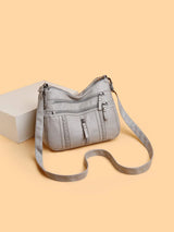 PU Leather Adjustable Strap Shoulder Bag - V.I.P Digital Presence