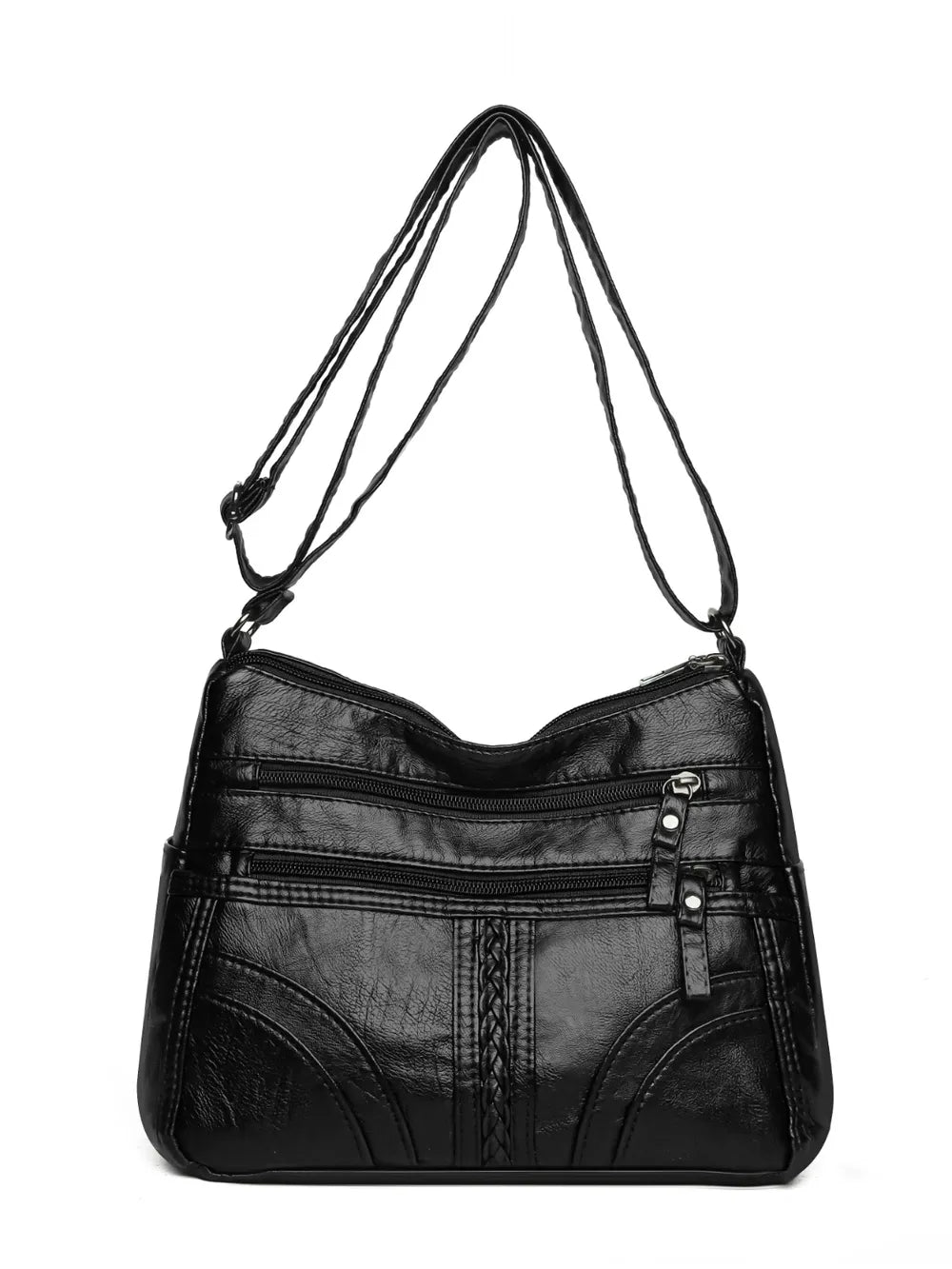 PU Leather Adjustable Strap Shoulder Bag - V.I.P Digital Presence