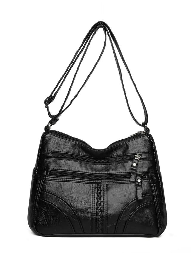 PU Leather Adjustable Strap Shoulder Bag - V.I.P Digital Presence