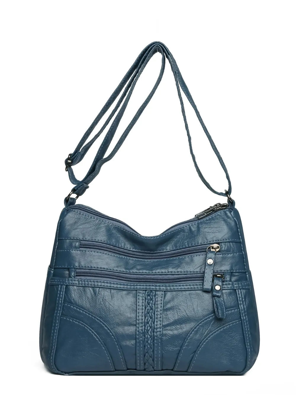 PU Leather Adjustable Strap Shoulder Bag - V.I.P Digital Presence