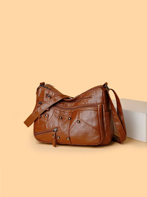 PU Leather Adjustable Strap Shoulder Bag - V.I.P Digital Presence