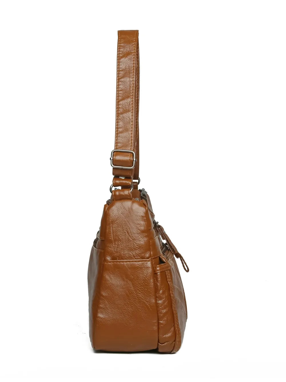PU Leather Adjustable Strap Shoulder Bag - V.I.P Digital Presence