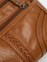 PU Leather Adjustable Strap Shoulder Bag - V.I.P Digital Presence