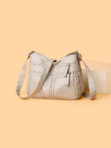 PU Leather Adjustable Strap Shoulder Bag - V.I.P Digital Presence