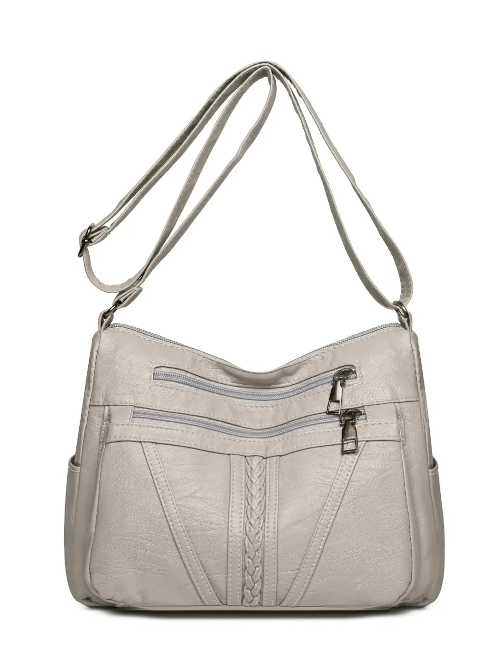 PU Leather Adjustable Strap Shoulder Bag - V.I.P Digital Presence