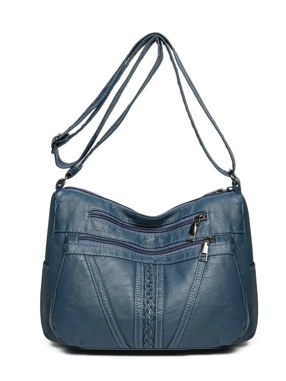 PU Leather Adjustable Strap Shoulder Bag - V.I.P Digital Presence