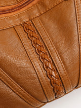 PU Leather Adjustable Strap Shoulder Bag - V.I.P Digital Presence