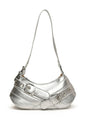 PU Leather Buckle Shoulder Bag - V.I.P Digital Presence