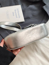 PU Leather Buckle Shoulder Bag - V.I.P Digital Presence