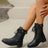 PU Leather Lace-Up Boots - V.I.P Digital Presence