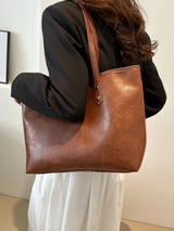 PU Leather Medium Shoulder Bag - V.I.P Digital Presence