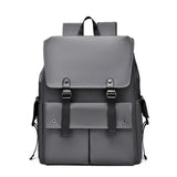 PU Leather Multi-Pockets Adjustable Strap Backpack Bag - V.I.P Digital Presence