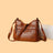 PU Leather Multi Pockets Shoulder Bag - V.I.P Digital Presence