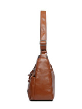 PU Leather Multi Pockets Shoulder Bag - V.I.P Digital Presence
